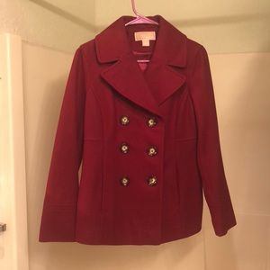Micheal Kors red coat size S